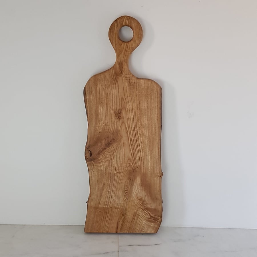 Perfectly Imperfect No170 Live Edge Solid English Ash Large Chopping Board
