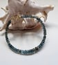 'A'A Grade Green Kyanite Gold Vermeil Sterling Silver Bracelet - Image 2