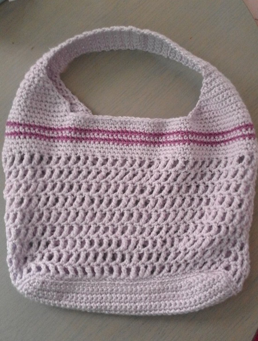 Crochet tote bag
