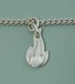 Sterling Silver Flame Anklet  Renewal & Transformation Jewellery