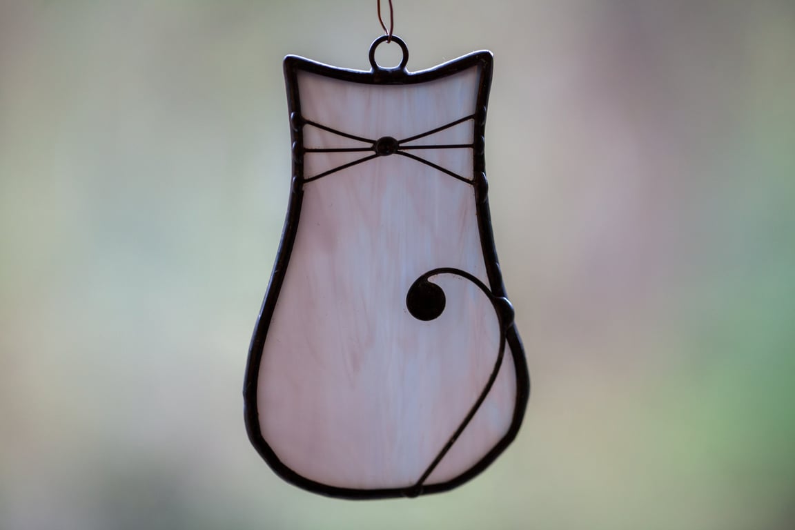 Stained Glass Cat SunCATcher