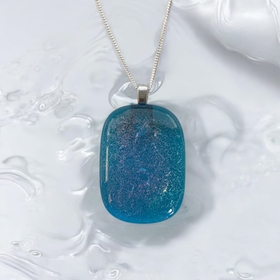 Dichroic Glass Pendant 