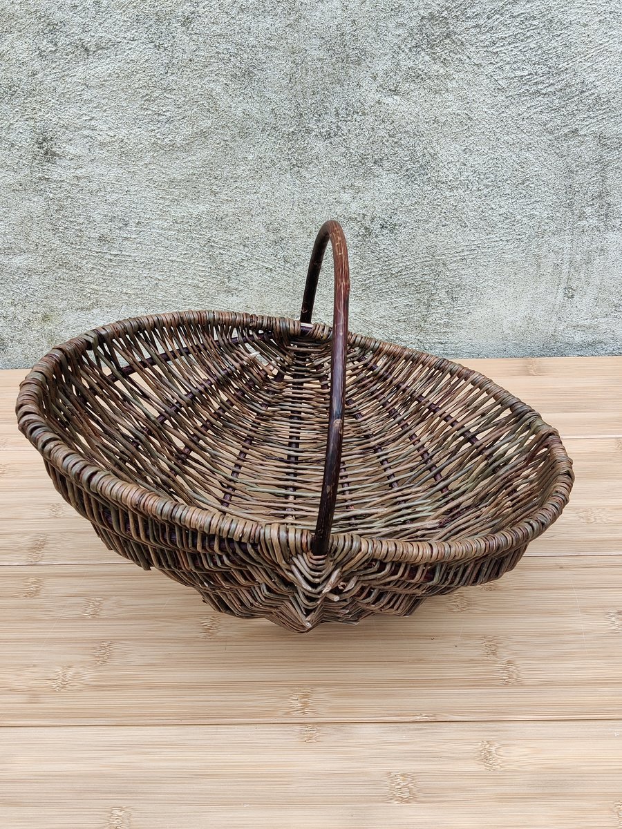 Perfectly imperfect willow foraging basket