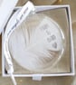 Mum and Dad Memorial Round Feather Bauble, In Memory of Parents, Round Glass Chr - Image 7