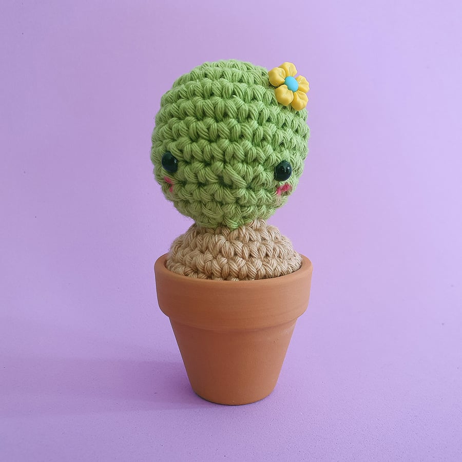 Olga the Crochet Cactus