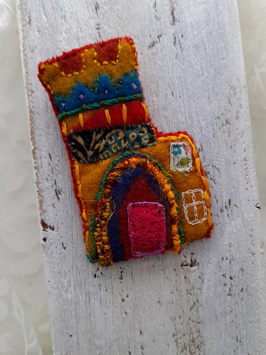 Textile Brooch