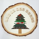 Christmas tree hanging decoration - joy to the world