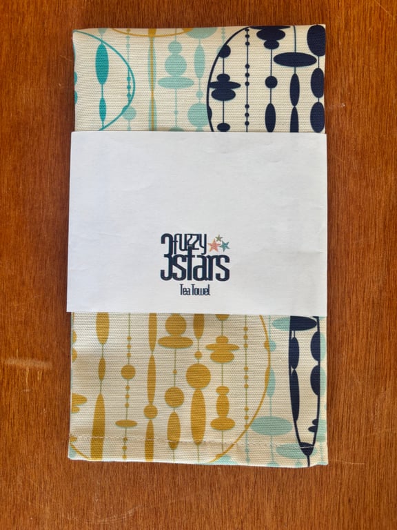 Mid Century Tea Towel