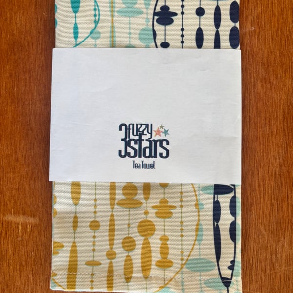 Mid Century Tea Towel