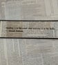 Handmade reading quotation bookmark - Image 1
