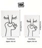 Stinky Line Art Bathroom Wall Print - Funny Nose Pinch Poster (Digital Download) - Image 4