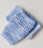 CROCHET Ladies Denim Ombre Wrist Warmers