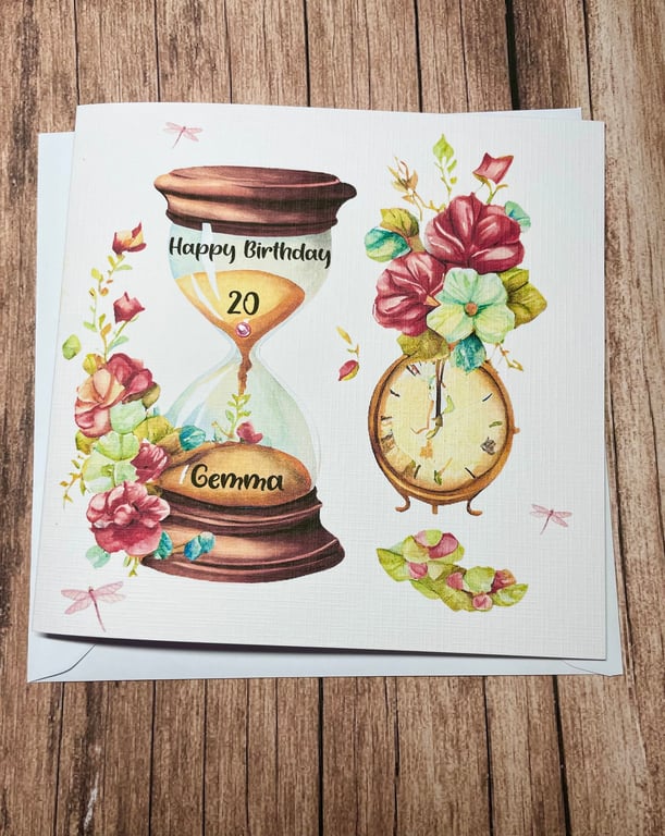 Personalised Birthday Card for Her Happy Birthday Bestie Cousin Friend Sister 30