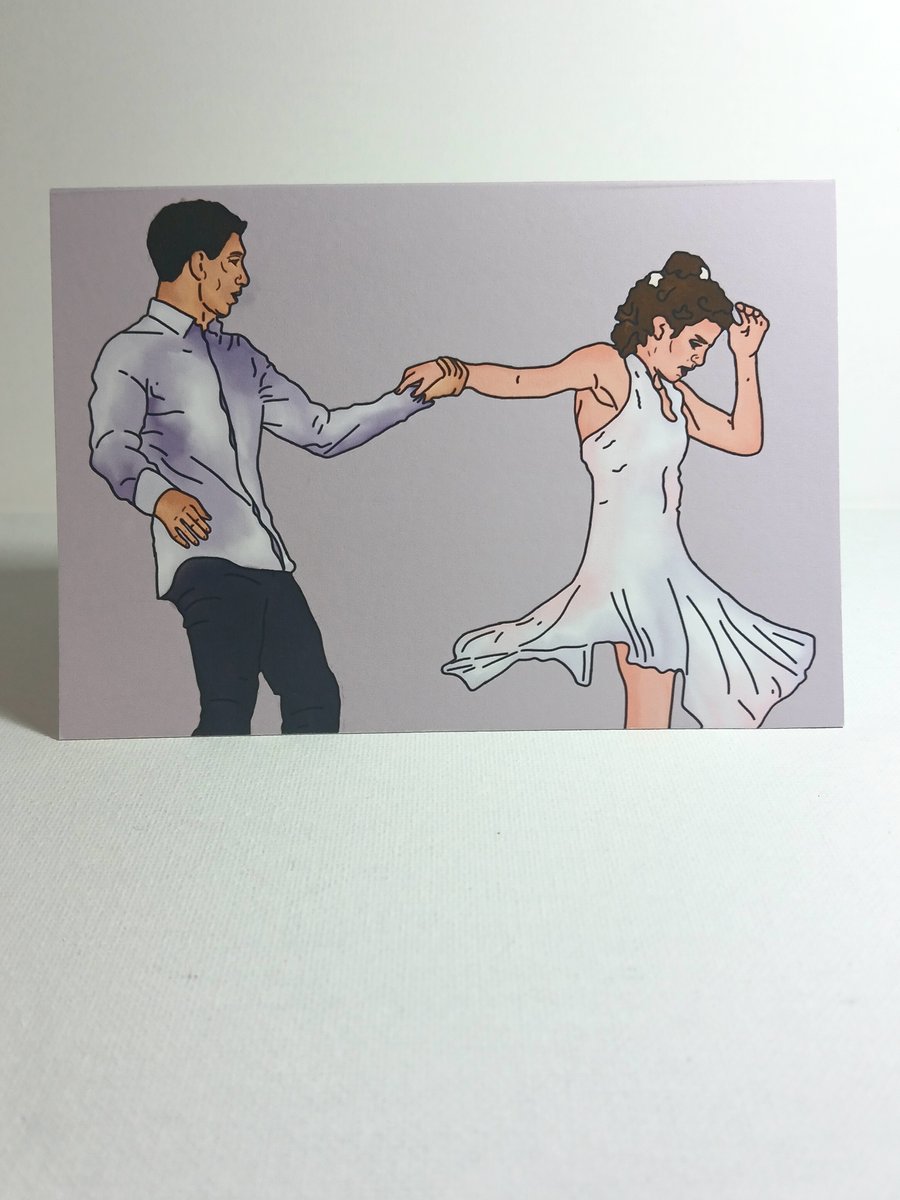 The Next Step 'Flying' greetings card A6