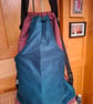Maroon brocade backpack - Image 1