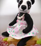 Felt Panda Girl