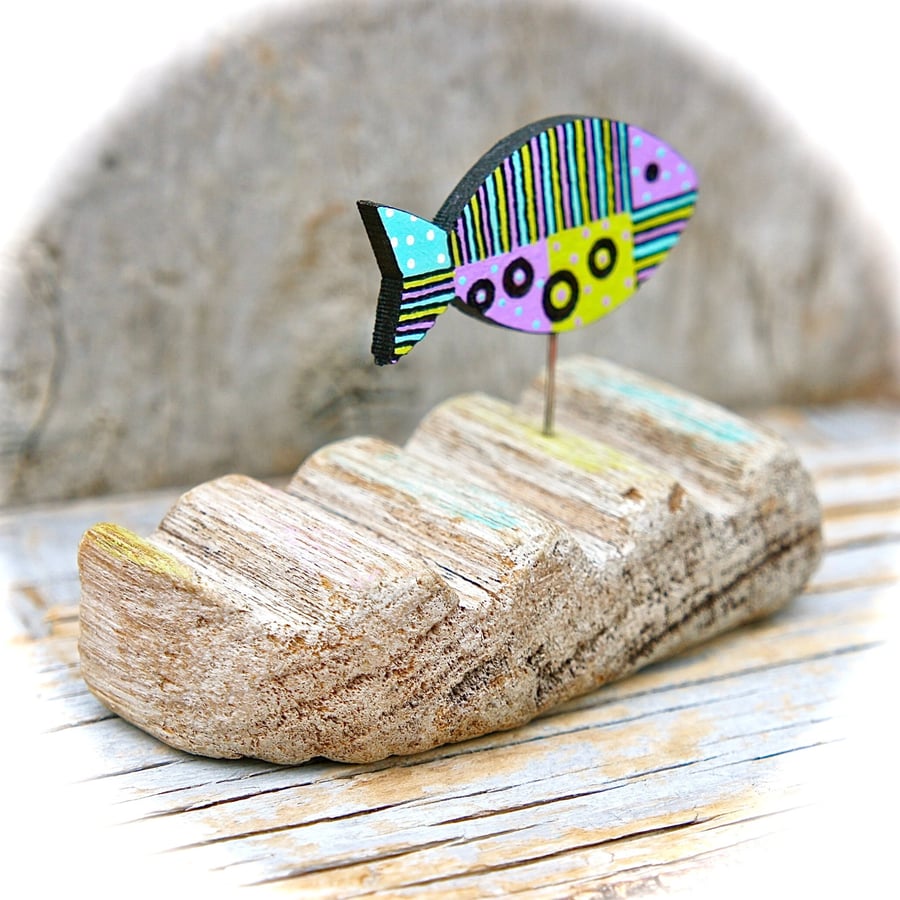 Wooden Fish Sculpture