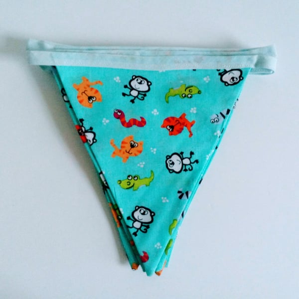 Bunting, Nursery Bunting, baby, bedroom, baby gift, blue, critters