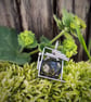 Silver pendant with round rutilated quartz - Image 3