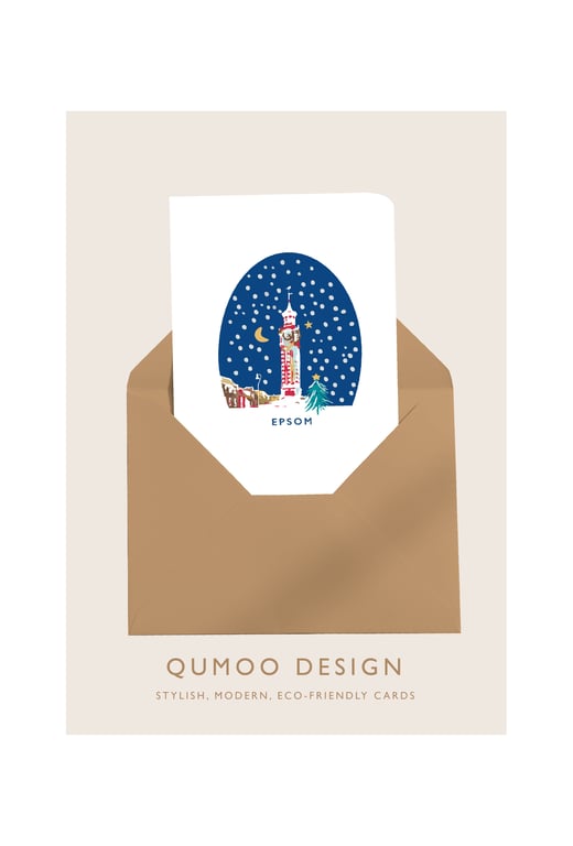  Epsom Surrey Christmas Card (QM 298)