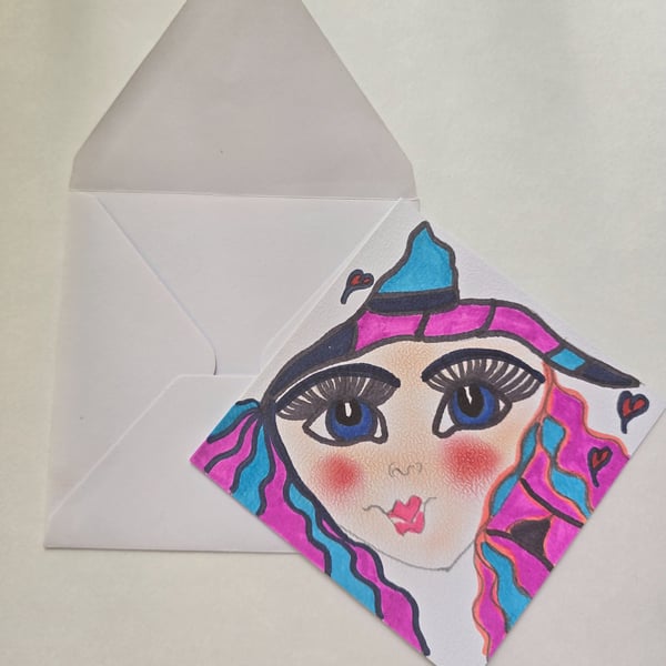 Fairy Witch Greeting Card