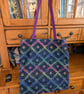 Decorative Denim Star Tote Bag  - Image 2
