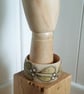 Pyrography mistletoe wooden bangle  - Image 2
