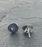 Gold dot studs, oxidised oval studs, pebble studs, Stone Age studs, oval studs,  - Image 7