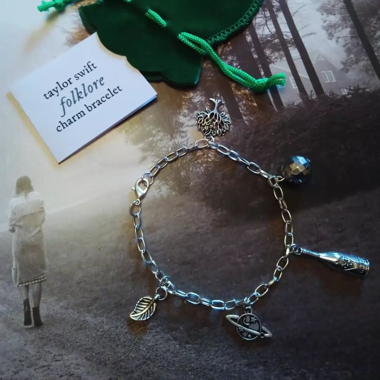 Folklore Taylor Swift Charm Bracelet