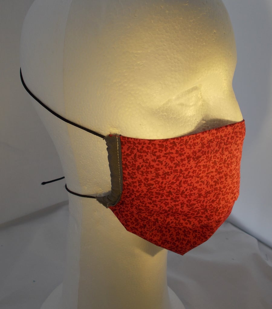 Adult Fabric Face Covering - Pink 2