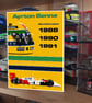 Ayrton Senna 3x Champion McLaren MP4-4 F1 Metal Sign Wall Art F1 Gift