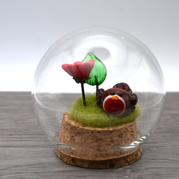 small robin garden keepsake figure