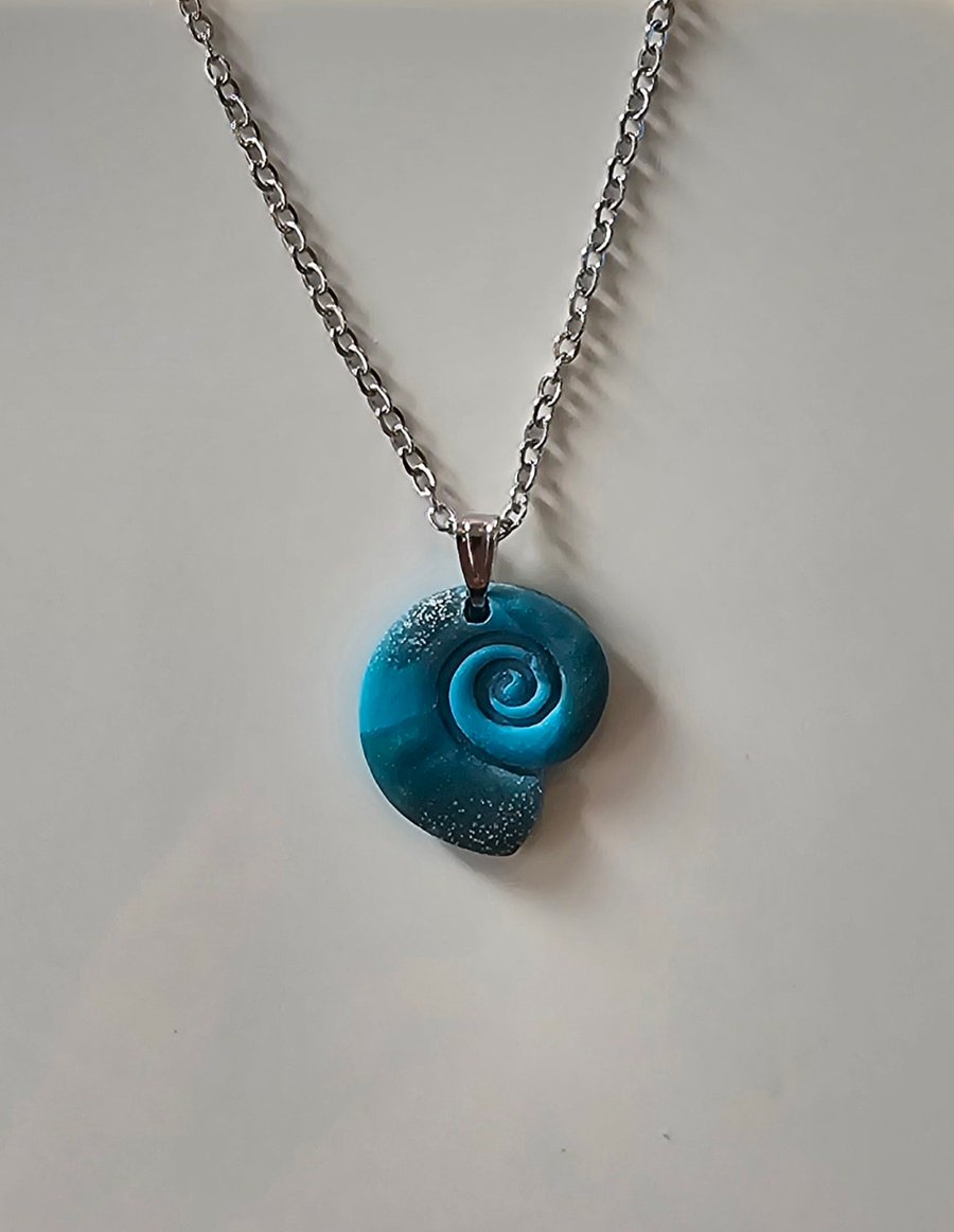 Sea snail necklace