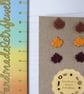 Autumn mini leaf stud earrings set - choose your style - Image 6