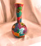 Up cycled hand painted wooden vase  - Image 4