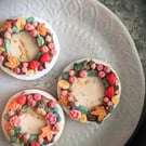 Autumn Wreath Biscuit Gift Box - Handcrafted Fall Cookie Set 