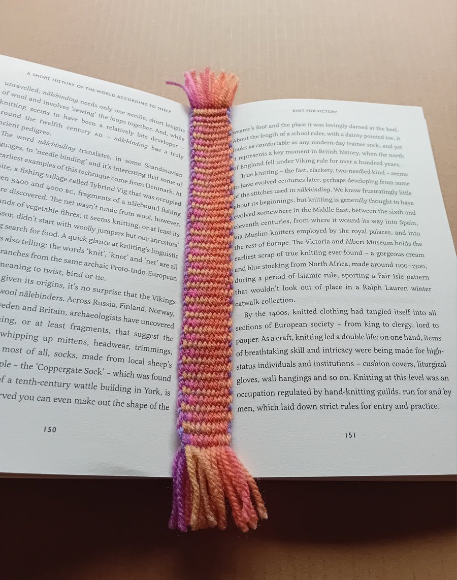 Handwoven bookmark 