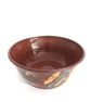 Pottery terracotta, multicolored, bowl, decorative or serving ceramic bowl - Image 2