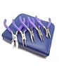 BeadSmith Mini Tool Kit with Case, 5Pc Plier Set, Knotting & Split Ring Tools - Image 2