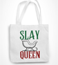 Slay Queen- Funny Gay Christmas Tote Bag - Shopper Bag xmas Gift - Image 2