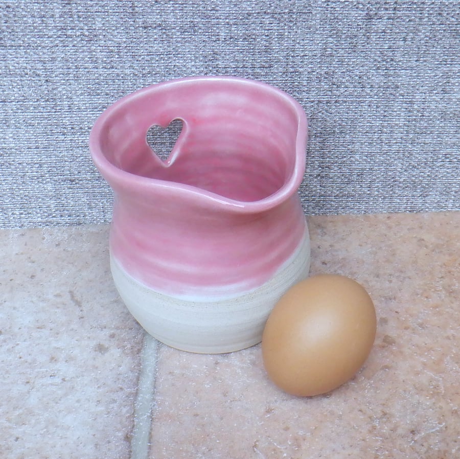 Egg separator jug wheel thrown stoneware handmade ceramic handthrown pottery