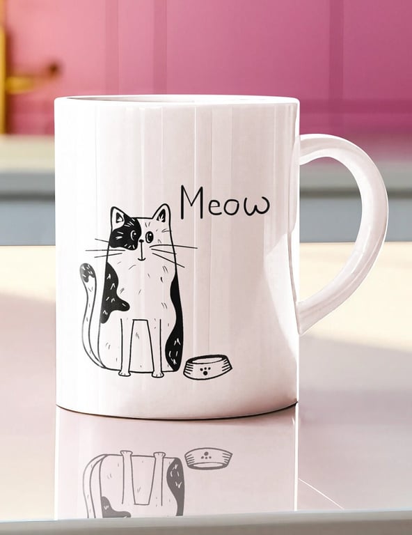 Personalised cat picture coffee mug great gift