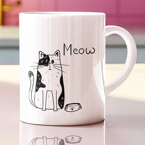 Personalised cat picture coffee mug great gift