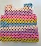 Retro crochet multi coloured vest top - Image 1