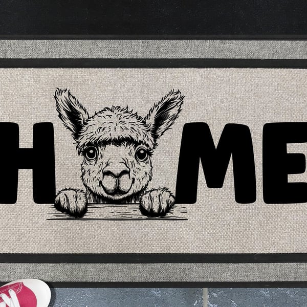 Alpaca Home Door Mat No.1 - All Weather Doormat - 45x70cm 