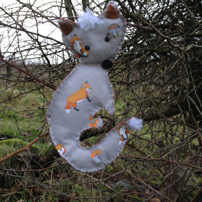 One of scrap bag fox decoration.