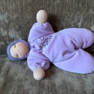 Handmade Waldorf cuddle baby 