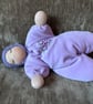 Handmade Waldorf cuddle baby 