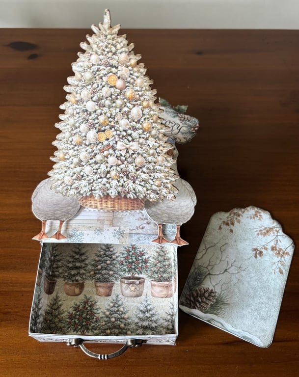Christmas Tree Pop up gift and card stay Cosy