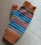 Gloves - hand knitted - fingerless - Image 3